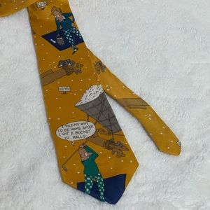 Richard Torrey Golf Humor Silk Tie